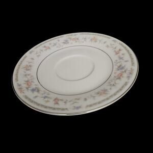 USS Laura 6262 Japan Floral Saucer Set 4 Vintage Porcelain Gold Trim